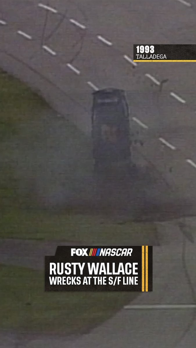 Rusty Wallace’s terrifying 1993 crash at Talladega.