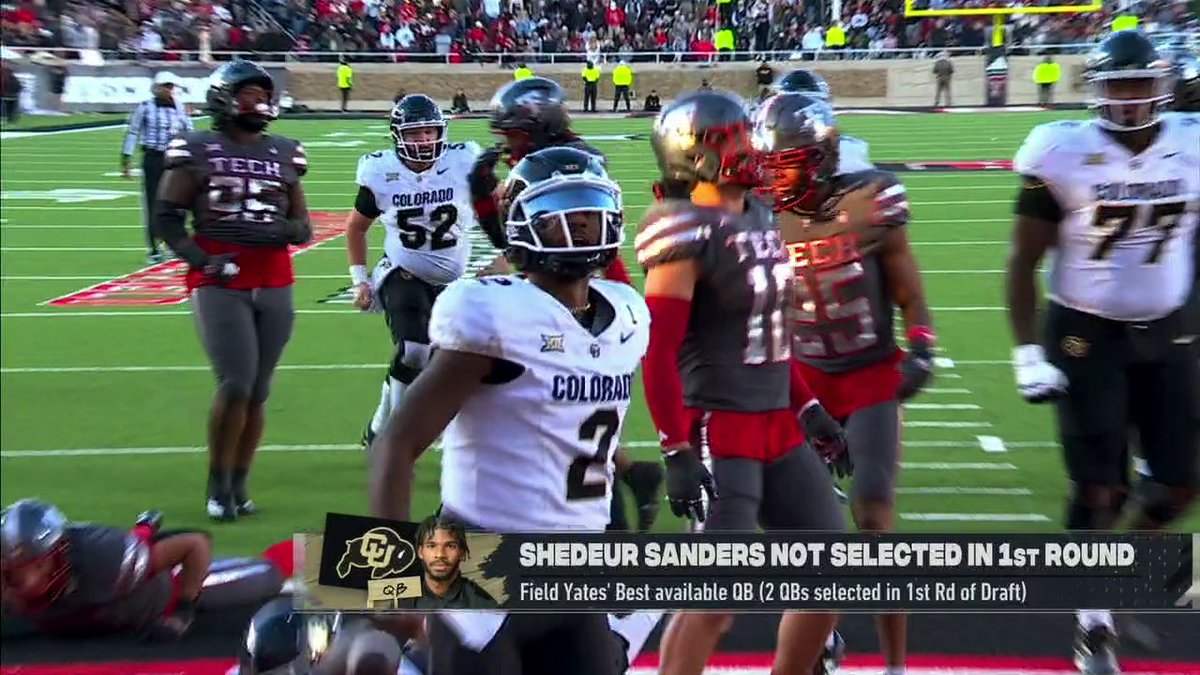 "I talked to about half a dozen teams today ... They just thought that he wasn't a first-round talent and a first-round player." Pete Thamel with more insight on why Shedeur Sanders was left unselected after the first round.
