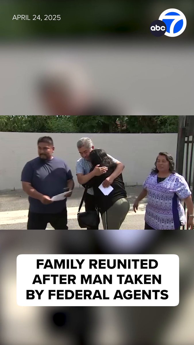 Reunited! An undocumented Pomona father detained outside his business by federal agents on Tuesday has been released from custody, according to his family.