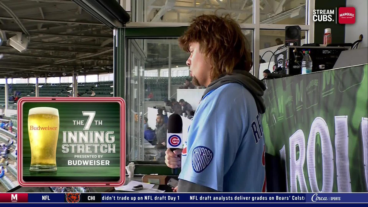 Theo Von sings the 7th inning stretch!