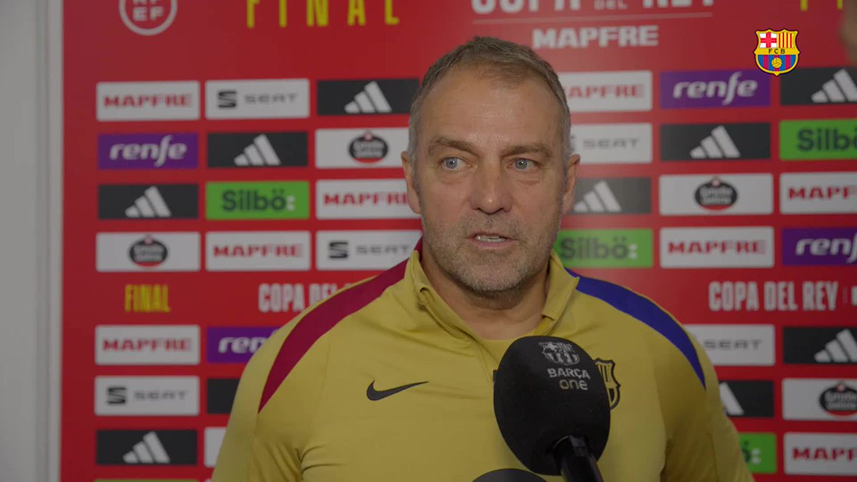 🎙️ The best of what Hansi Flick had to say ahead of the Cup final. #ElClásico #CopaBarça