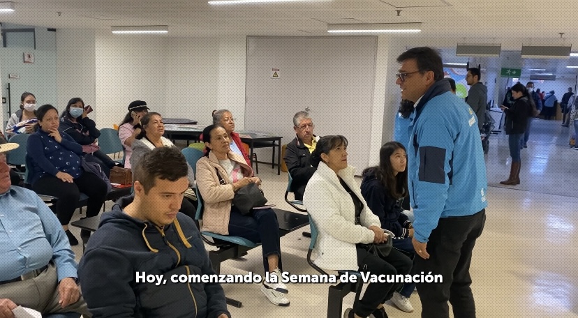 ¡Hoy viernes 25 de abril hay vacunación nocturna en Bogotá! Y este sábado 26, tendremos jornada de vacunación durante el día en todas las localidades para iniciar o completar esquemas, especialmente contra infecciones respiratorias como tosferina y sarampión. ¡Los esperamos!⬇️