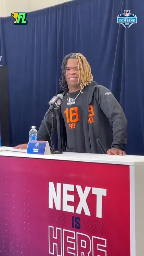 .Thor Nystrom talked to Quinshon Judkins at the Combine this year.