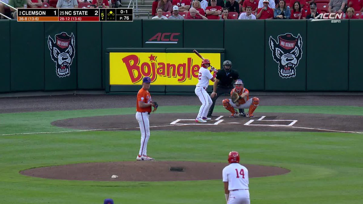 This home run is brought to you by Hogue! Josh Hogue hits his 9th of the season to extend the Wolfpack lead. B5 | NCSU 4, CU 1