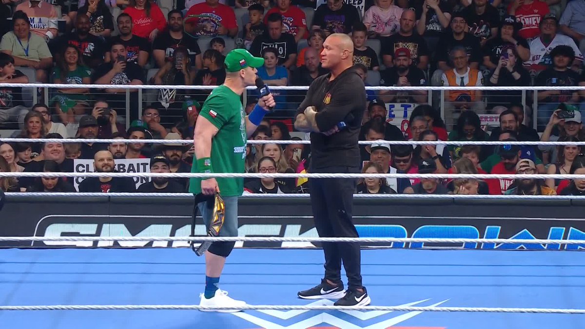 Stop yelling at us, John Cena! 😭 #SmackDown