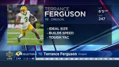 Got ourselves a BIG target and playmaker! 😈 📺: #NFLDraft on @NFLNetwork