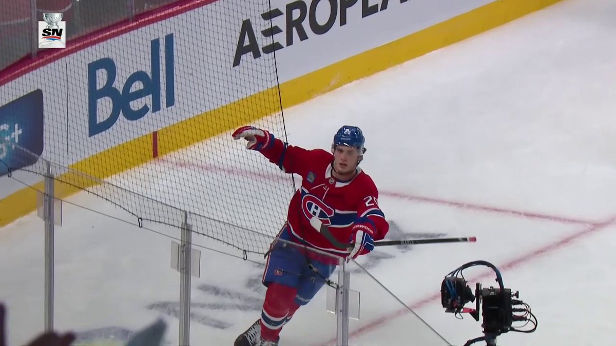 SLAFKOVSKÝ WITH THE INSURANCE GOAL 🔵⚪🔴 #StanleyCup 🇺🇸: NHLonTNT &amp; Sports on Max ➡️ 🇨🇦: Sportsnet or stream on Sportsnet+ ➡️