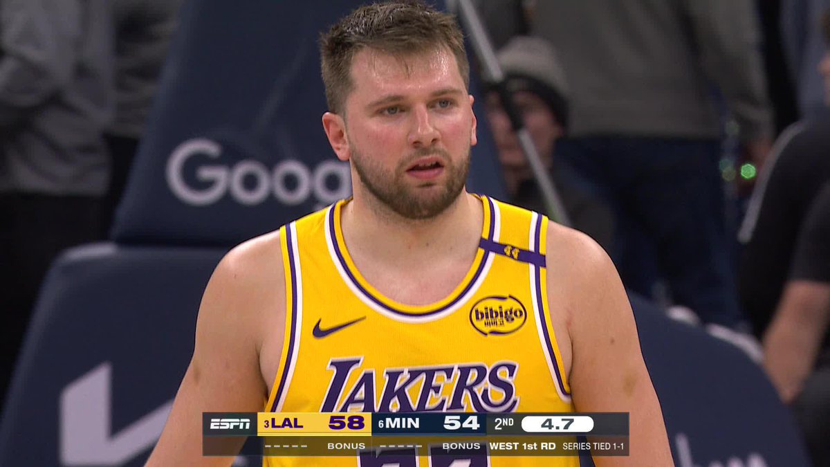 Luka knocks down the TOUGH triple to beat the clock 🔥