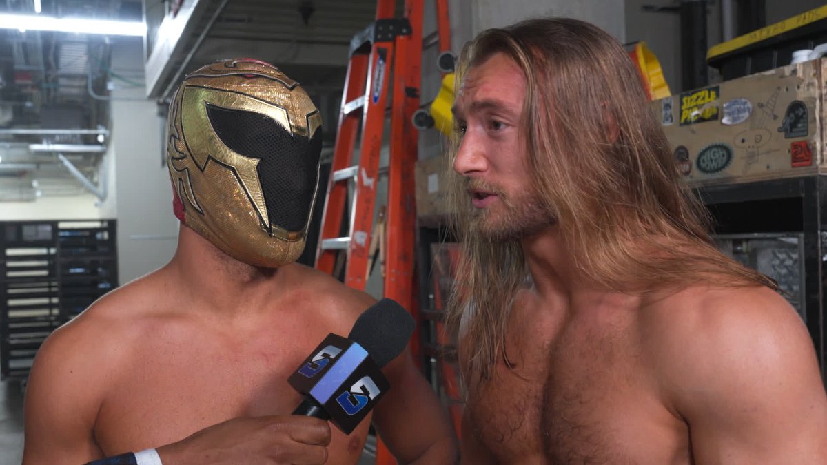 EXCLUSIVE: Nathan Frazer and Axiom discuss their dream come true debut on #SmackDown.