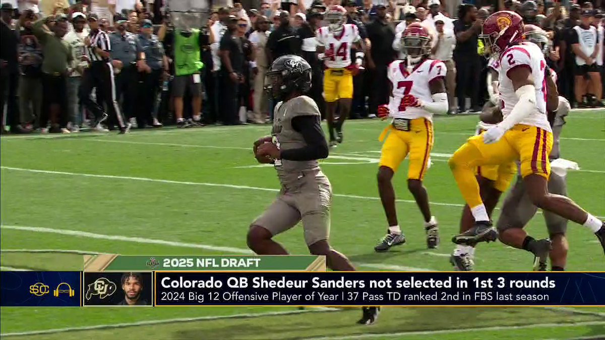 "Frankly, I'm stunned. I don't have a good explanation for why Shedeur Sanders has not heard his name called." Field Yates reacts to Shedeur Sanders not getting selected after round 3 of the draft.