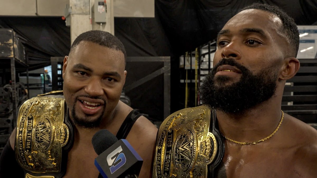 EXCLUSIVE: After an exhilarating win to retain their WWE Tag Team Title in a cataclysmic TLC Match, the Street Profits say they won't be relinquishing their title anytime soon. #SmackDown