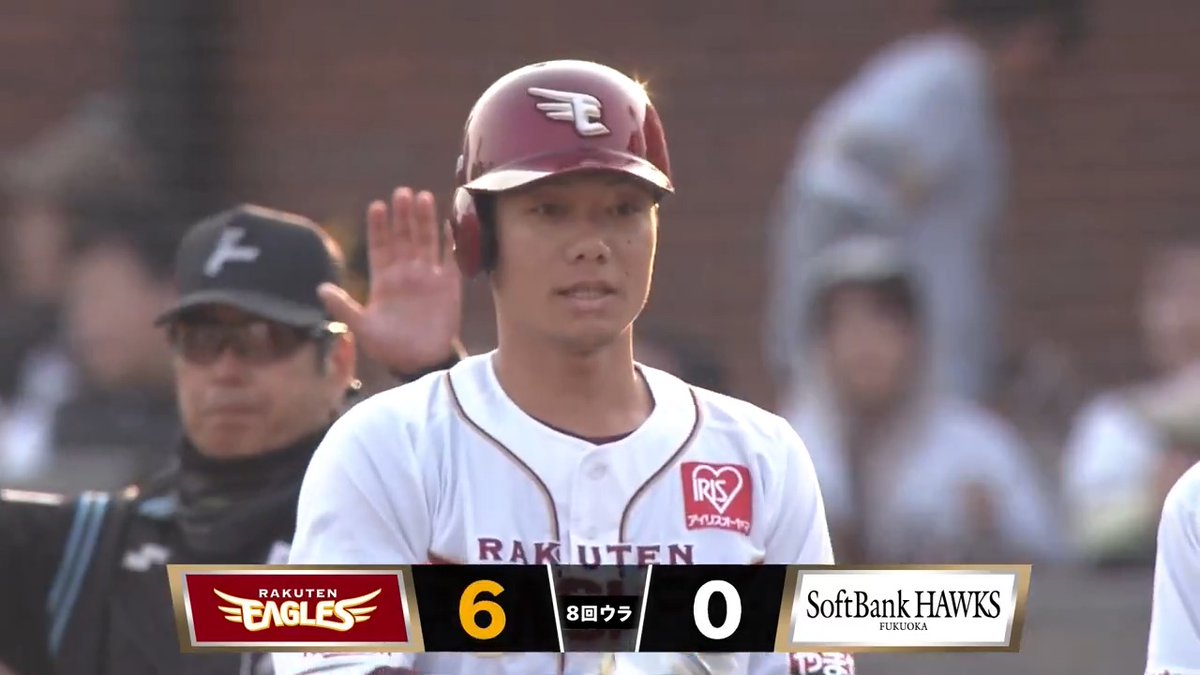 東北楽天 #田中和基 選手の今季初安打‼️ タイムリーヒットで追加点をあげる🙌 #RakutenEagles 👇ライブ配信はこちら