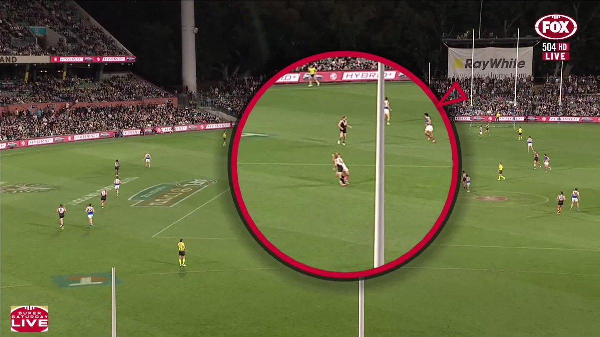 Horne-Francis gives away a free kick and ultimately a goal against his old side 👀 📺 Watch #AFLPowerNorth LIVE on ch.504 or stream on Kayo: ✍️ BLOG 🔢 MATCH CENTRE