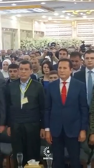 #VİDEO- Kamışlo'da düzenlenen Rojava Birlik Konferansı, Kürt milli marşı "Ey Reqib" ile başladı