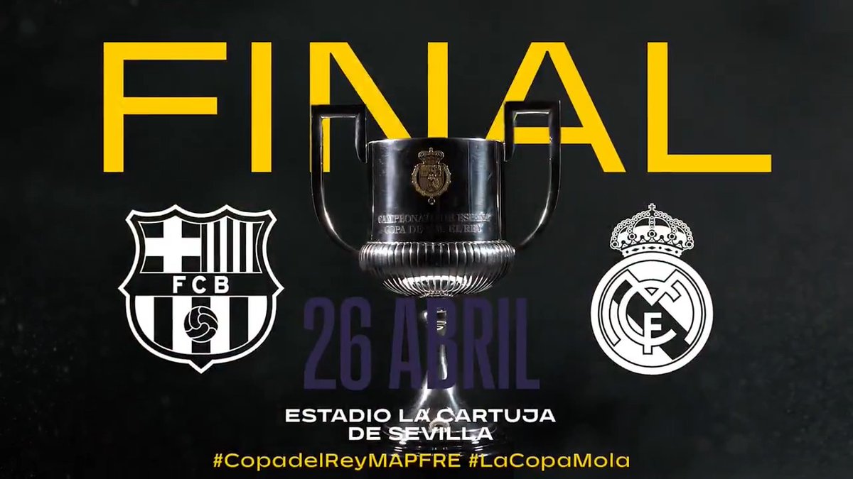 Un #Clásico de Copa del Rey es algo que no te puedes perder. Y no lo digo yo, lo dicen Pedri González y Thibaut Courtois. Será una final para la historia. #CopaDelReyMAPFRE | #LaCopaMola🏆