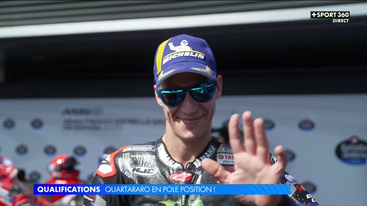 🗣️ "L'année dernière on était 20e, aujourd'hui on est premier" La réaction de Fabio Quartararo après sa première pole position depuis l'Indonésie 2022 🥰 #SpanishGP | #MotoGP