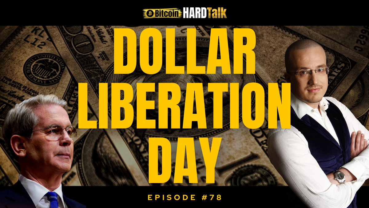 If you couldn't join me live on X and YouTube yesterday, here's the recording of BitcoinHardTalk Episode 78 - 🇺🇸🇨🇳 Dollar Liberation Day: Exposing the US Treasury’s Tariff War Deception. Here's the link to the blog: Like, subscribe and share. Peace!