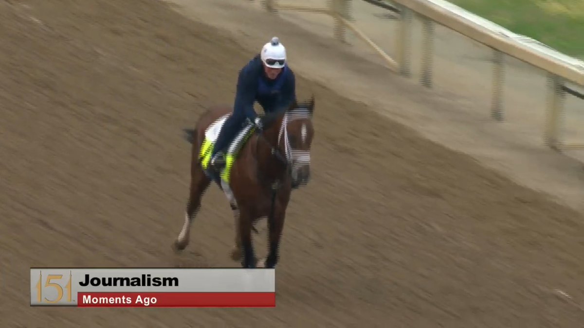 Journalism out for a gallop this morning, one week out from the #KyDerby.