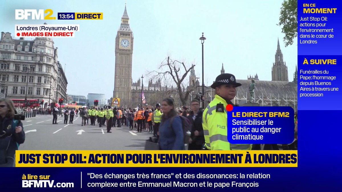 Royaume-Uni: le mouvement Just Stop Oil met fin à sa campagne d’actions choc, après une dernière manifestation à Londres ce samedi