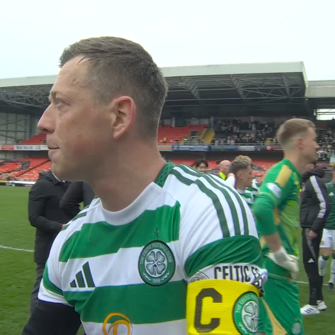 🏅 "There's more to come" Celtic captain Callum McGregor gives his reaction to another title win ©️