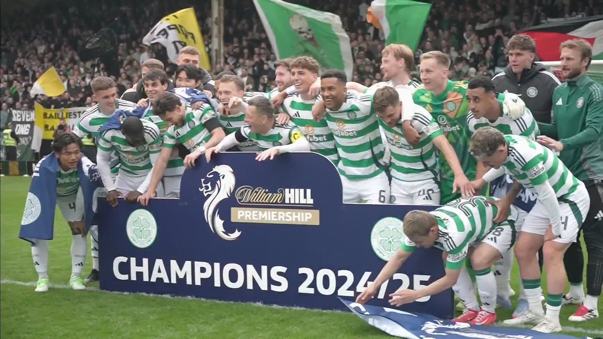 Celtic's title celebrations have well and truly begun 🍾🤩
