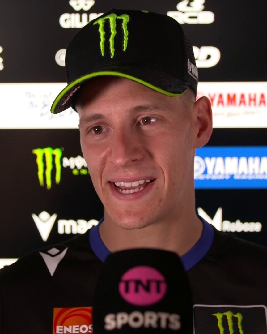"Mentally, it was a big boost for me" Fabio Quartararo on starting from the front and leading the sprint race 👿 #MotoGP | #SpanishGP