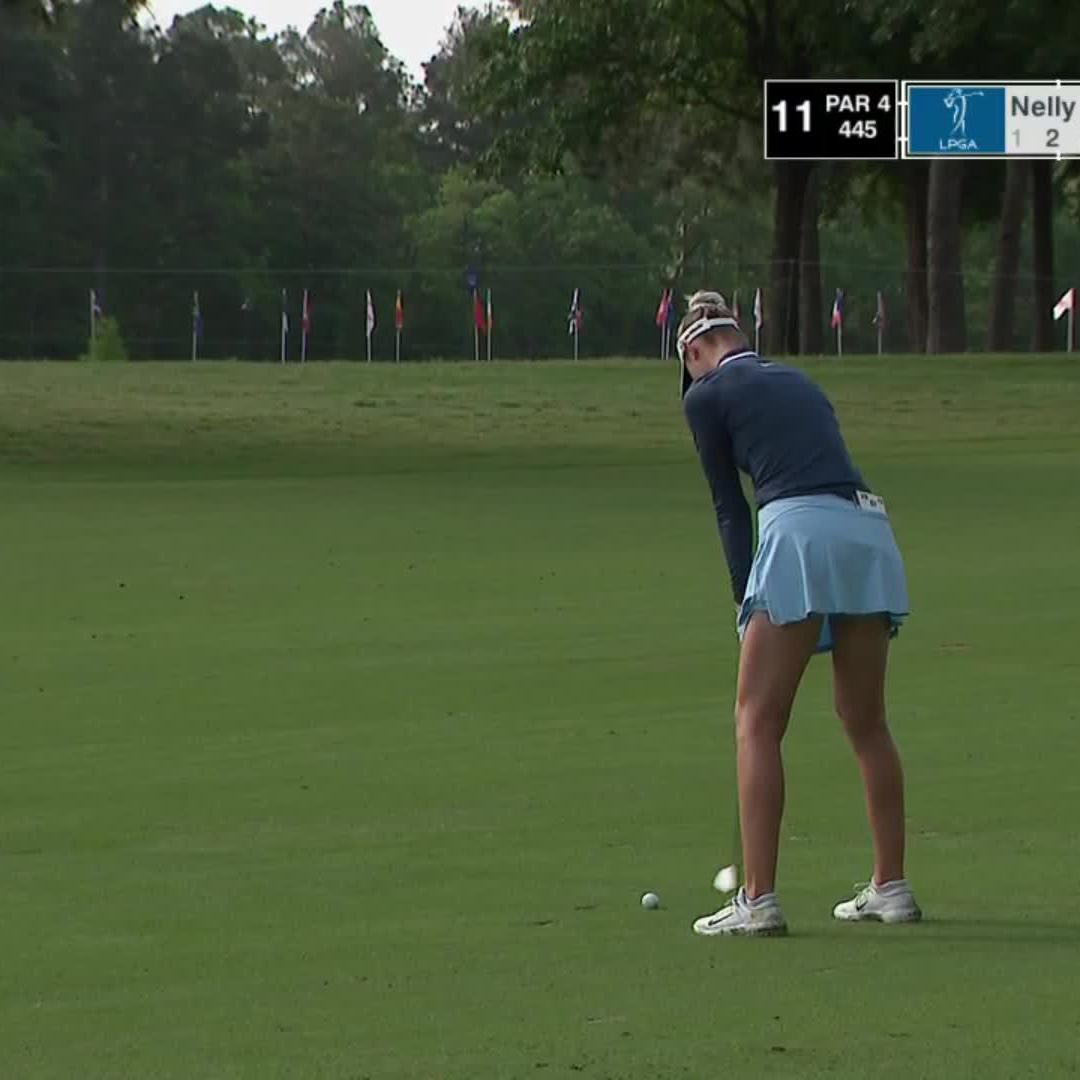 Nelly Korda keeps the hot streak going with a birdie on No. 2. 👀