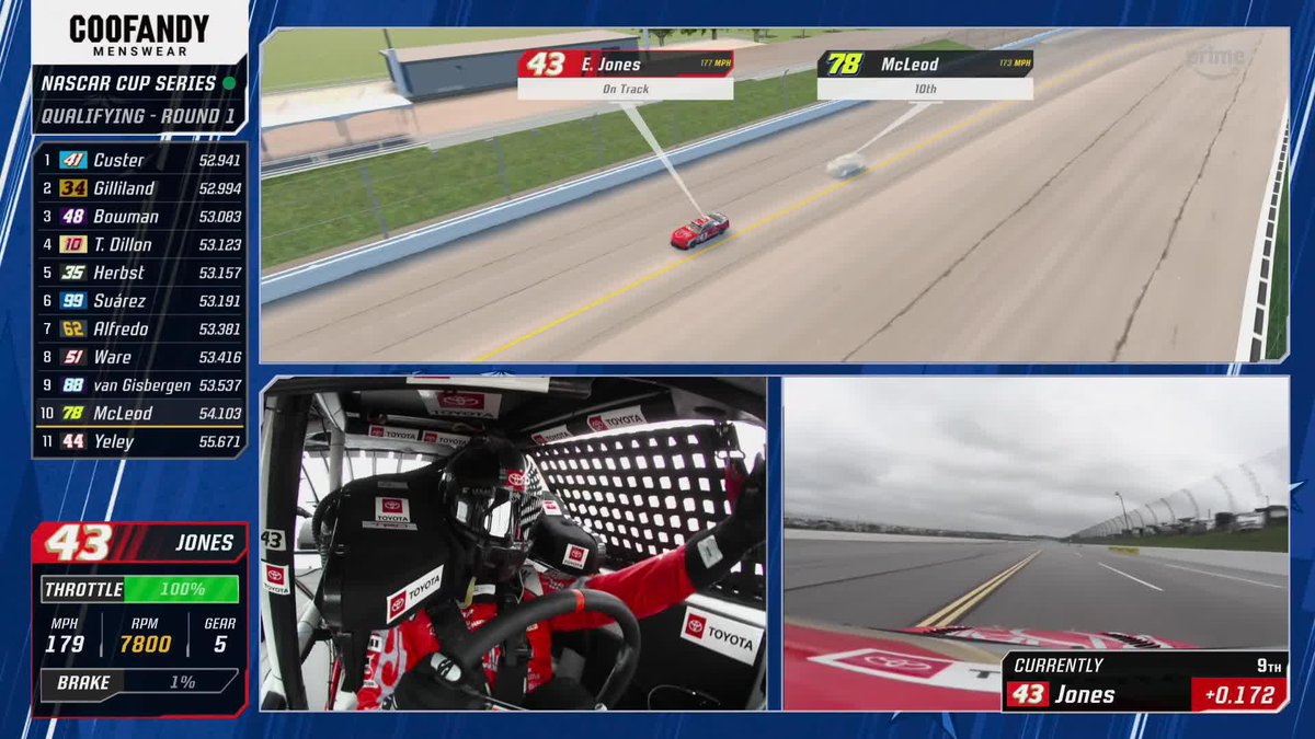 .Chase Elliott sending it in the Prime car 🚀