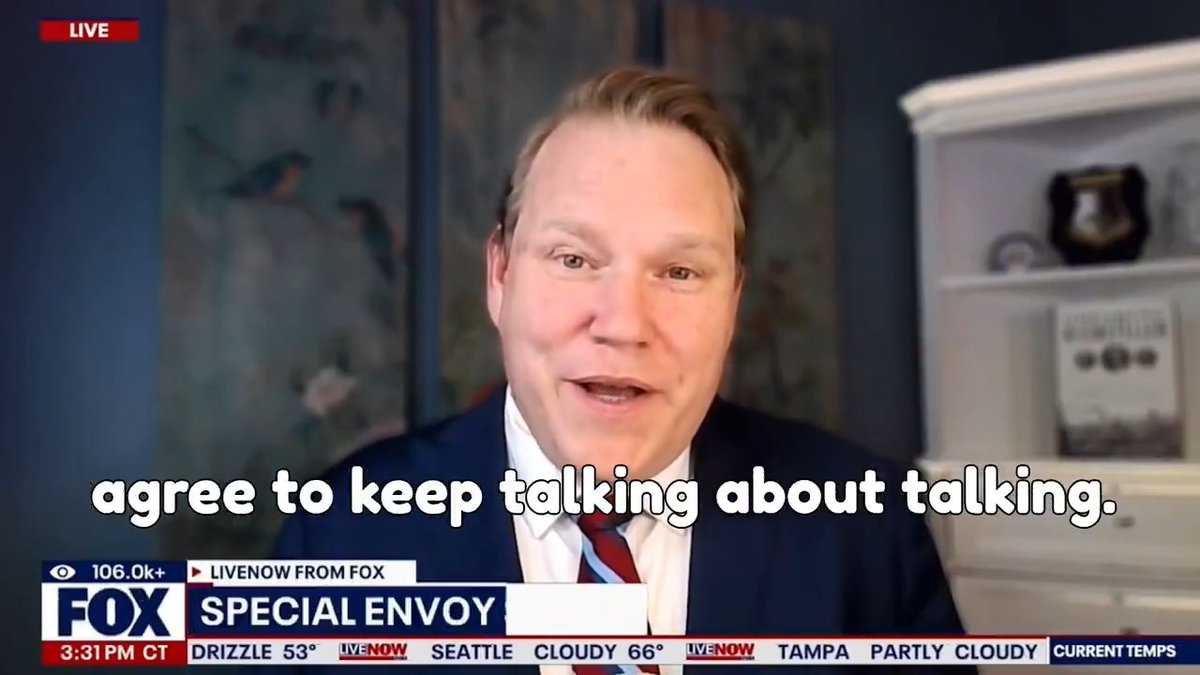 Special Envoy Witkoff is 0-4 (!) in his meetings with Putin. Trump MUST take off the gloves with Putin if he wants a breakthrough to end the war in Ukraine. FDD