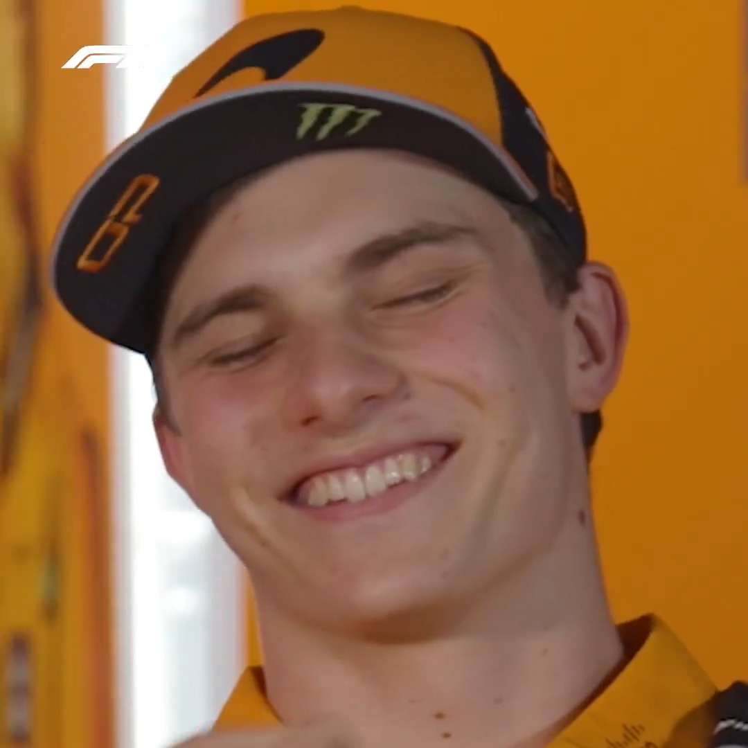 It takes two... unfortunately for Oscar, one of them is Lando 🤣 Hilarity ensues in this hard-hitting quiz with the McLaren duo - click to watch in full now 👇 #F1 McLaren