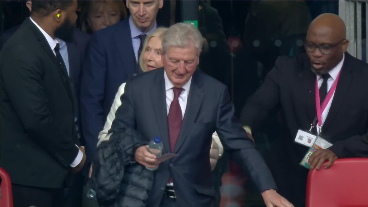 Former Crystal Palace F.C. manager, Roy Hodgson is in the building 🦅 #EmiratesFACup