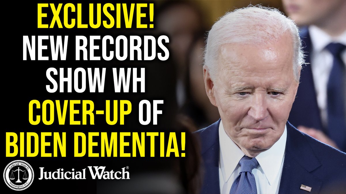 EXCLUSIVE! New Records Show WH Cover-Up of Biden Dementia! Tom Fitton