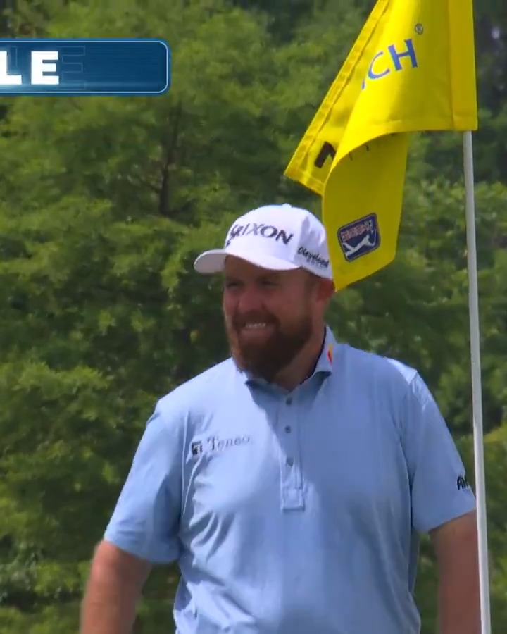 Chip-in eagle for the lads! ☘️ Shane Lowry and Rory McIlroy are two shots off the lead Zurich Classic. 📺 PGA TOUR LIVE