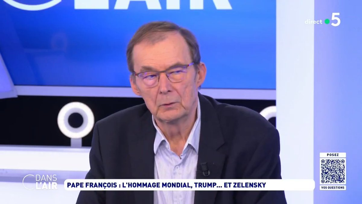 "La hantise de tous les cardinaux, c'est qu'une partie penche vers l'héritage pape François, et une autre vers le cardinal Sara et Vance. Sinon, il y a 2 églises catholiques dans 30 ans. Quoi qu'il arrive au conclave, ils arriveront à trouver le plus rassembleur." Bernard Lecomte
