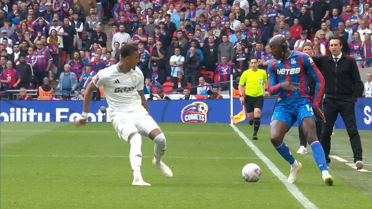 Jean-Philippe Mateta is too cold with it 😮💨 #EmiratesFACup