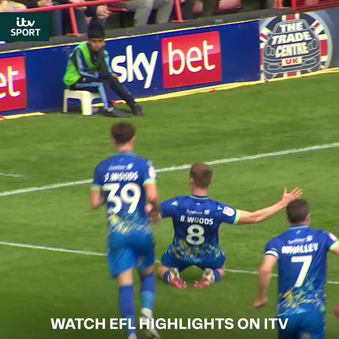 What an effort this is! 😮💨 Ben Woods with a wondergoal for Accrington Stanley Accrington Stanley | EFL