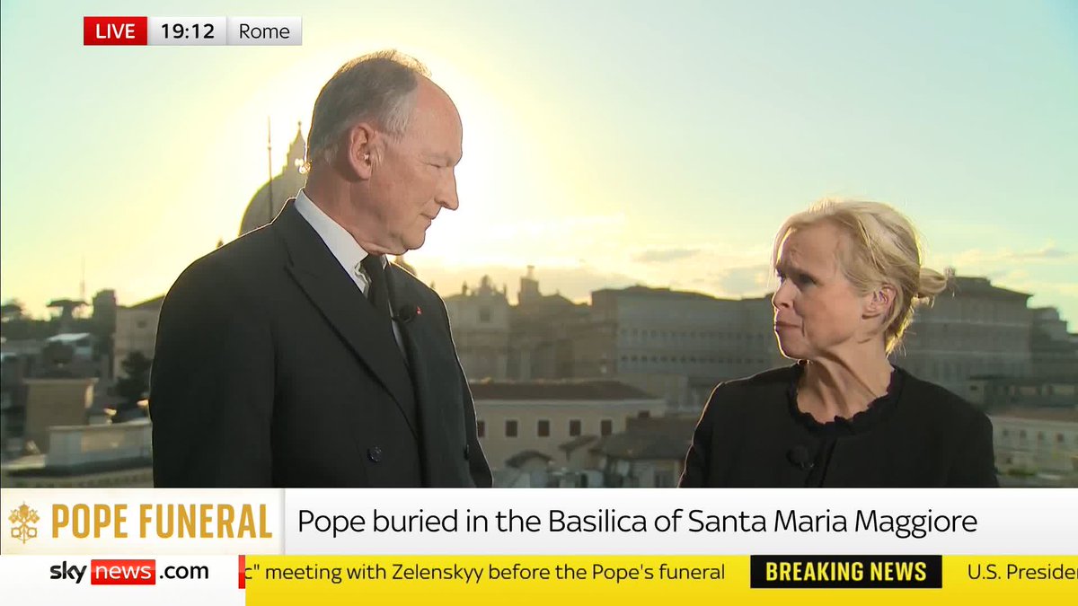 Sky News commentator Alastair Bruce reflects on the funeral of Pope Francis, which was held this morning. He describes it as a 'simple' service which 'caught the whole essence of what Francis had been'. Latest: 📺 Sky 501, Virgin 602 and YouTube