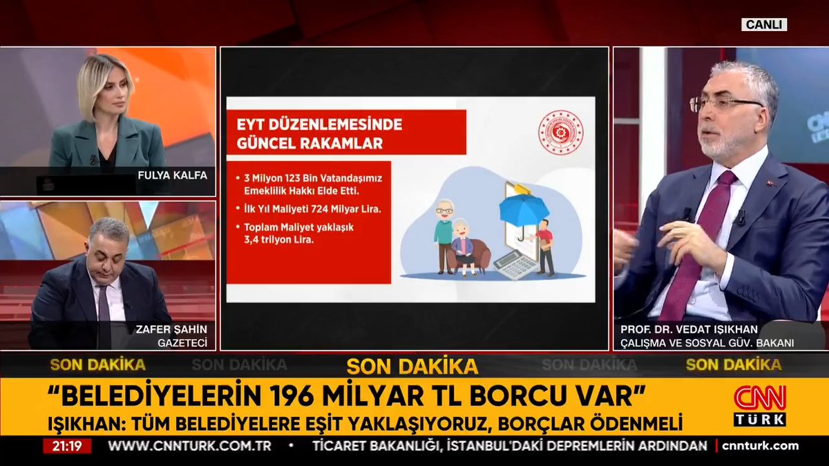 Bakan Işıkhan, EYT düzenlemesindeki güncel rakamları paylaştı. Kaç kişi faydalandı? Toplam maliyet ne kadar?