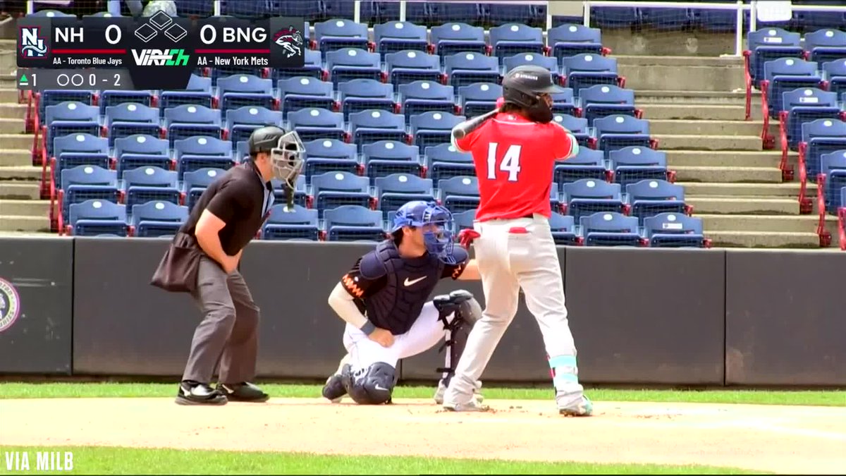 Starting pitcher Jonathan Pintaro today for Double-A Binghamton: 5.2 IP, 2 H, 0 ER, 0 BB, 9 K He struck out the first five batters of the game