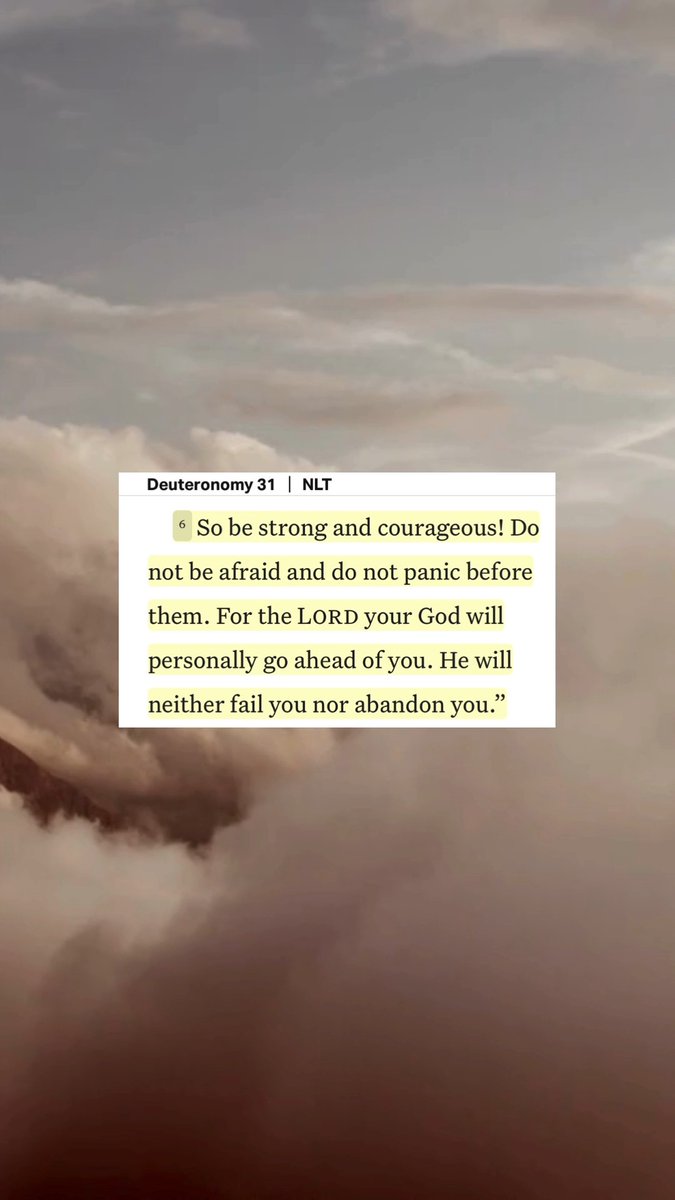 Deuteronomy 31:6