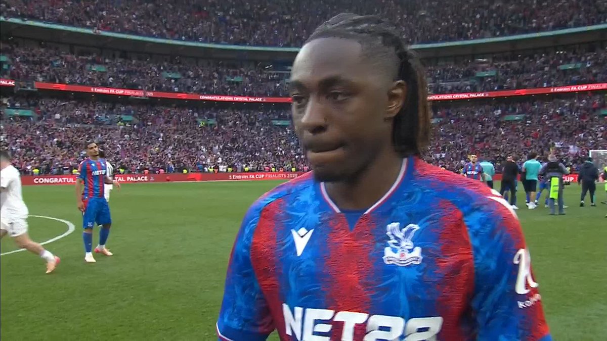 "We want to go all the way and we believe we can do it" 🦅 Ebere reacts as Crystal Palace F.C. book their spot in the #EmiratesFACup Final 🎙️