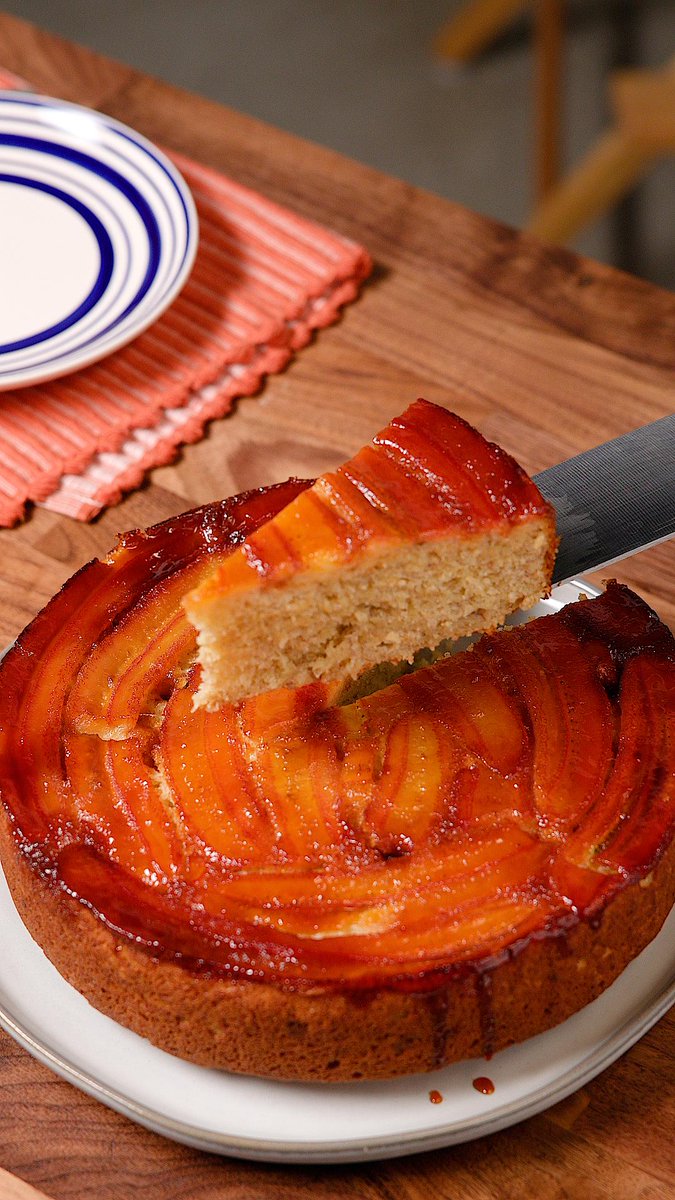 Upside Down Banana Cake
