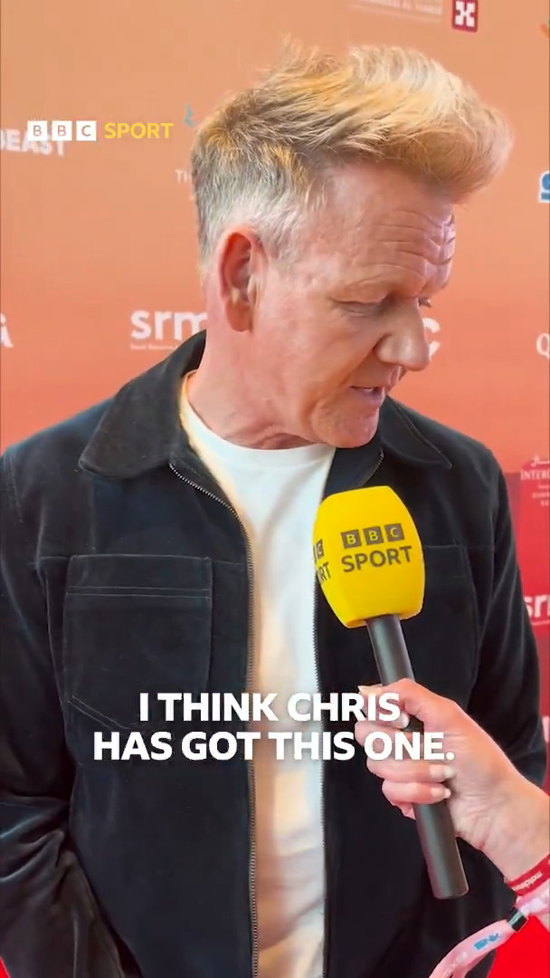 "I think Chris has got this one." Gordon Ramsay expects Chris Eubank Jr to be too strong for Conor Benn 💪 #EubankBenn