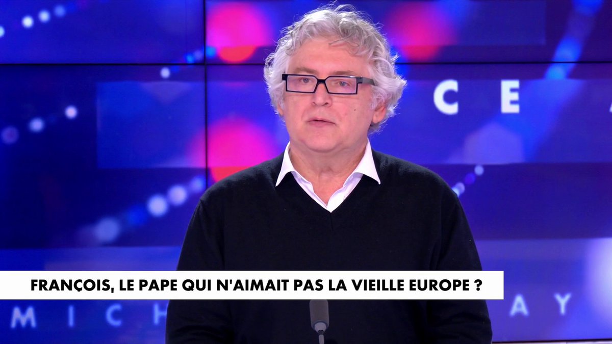 Michel Onfray s'exprime au sujet des visites du pape en France : «Je trouve ça assez peu catholique de la part d'un pape de mépriser autant un pays qui s'effondre» dans #FaceaMichelOnfray