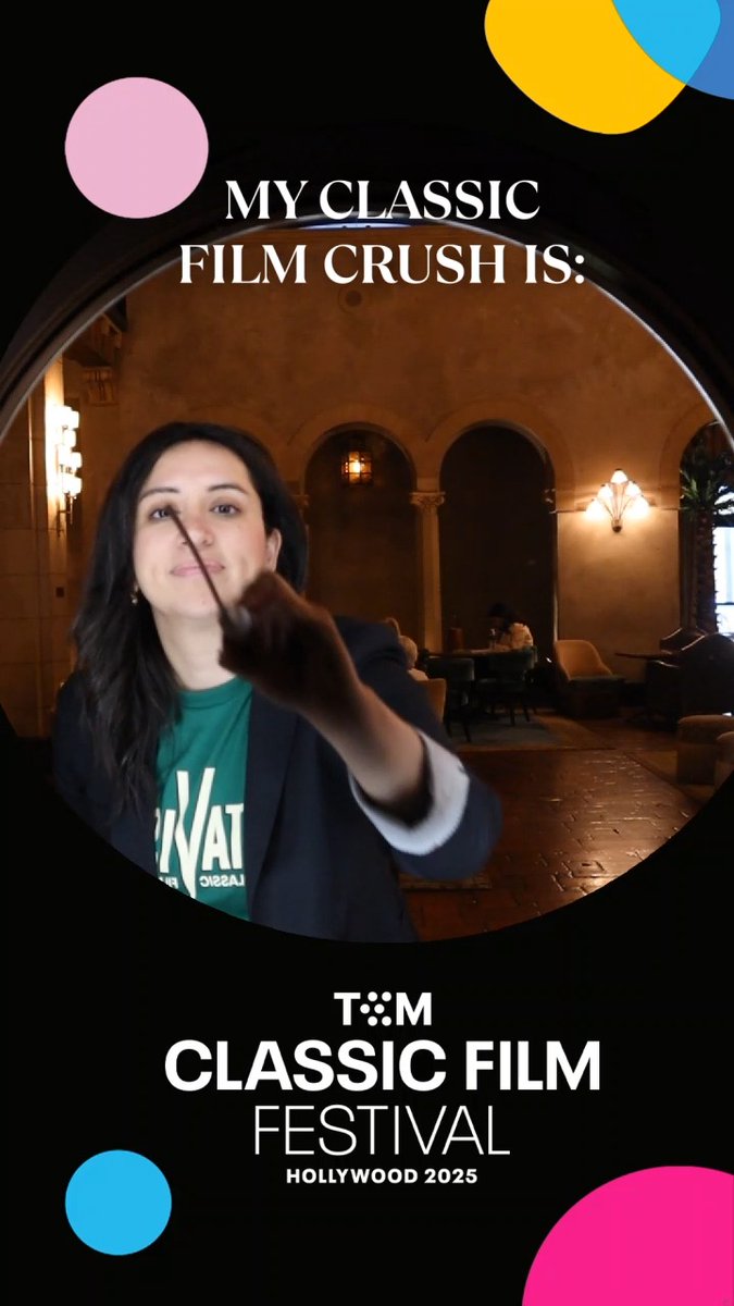 Who is your classic movie crush? Tell us in the comments or at our photobooth activation in the Hollywood Roosevelt lobby until 6pm PT today. #TCMFF