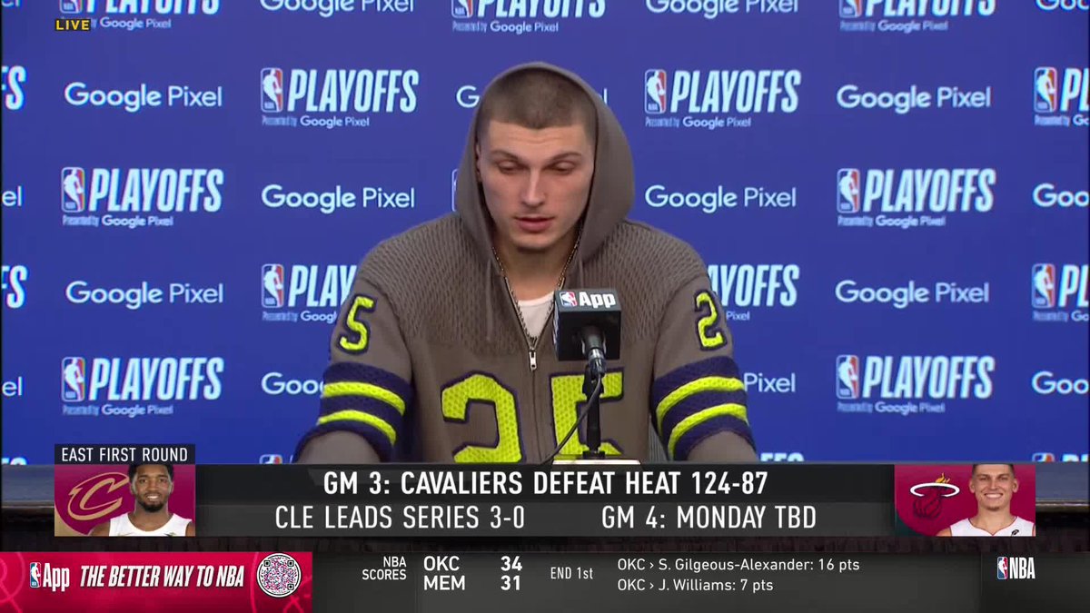 "We're not going out 4-0" Tyler Herro on Miami's mindset after Game 3