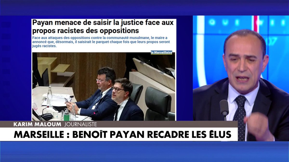 Karim Maloum réagit à la prise de parole du maire de Marseille : «Les islamistes, ce sont des criminels, des barbares»