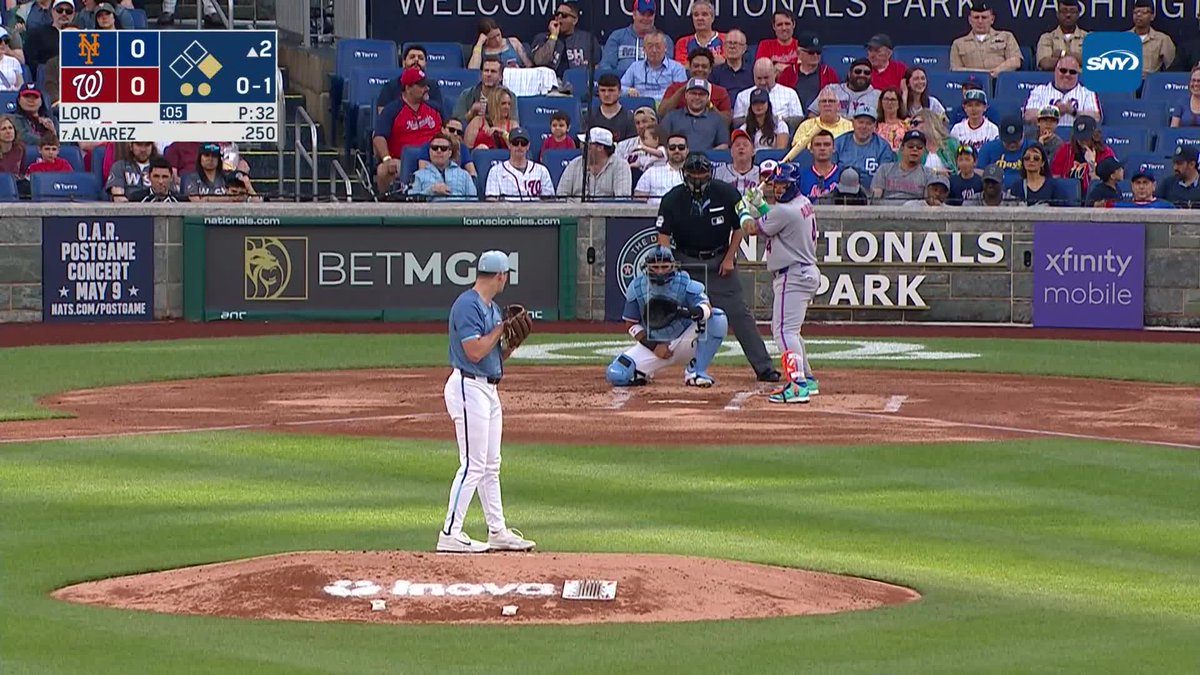 TIME TO PAY THE TROLL TOLL. FRANCISCO ALVAREZ'S FIRST HOME RUN OF THE YEAR!