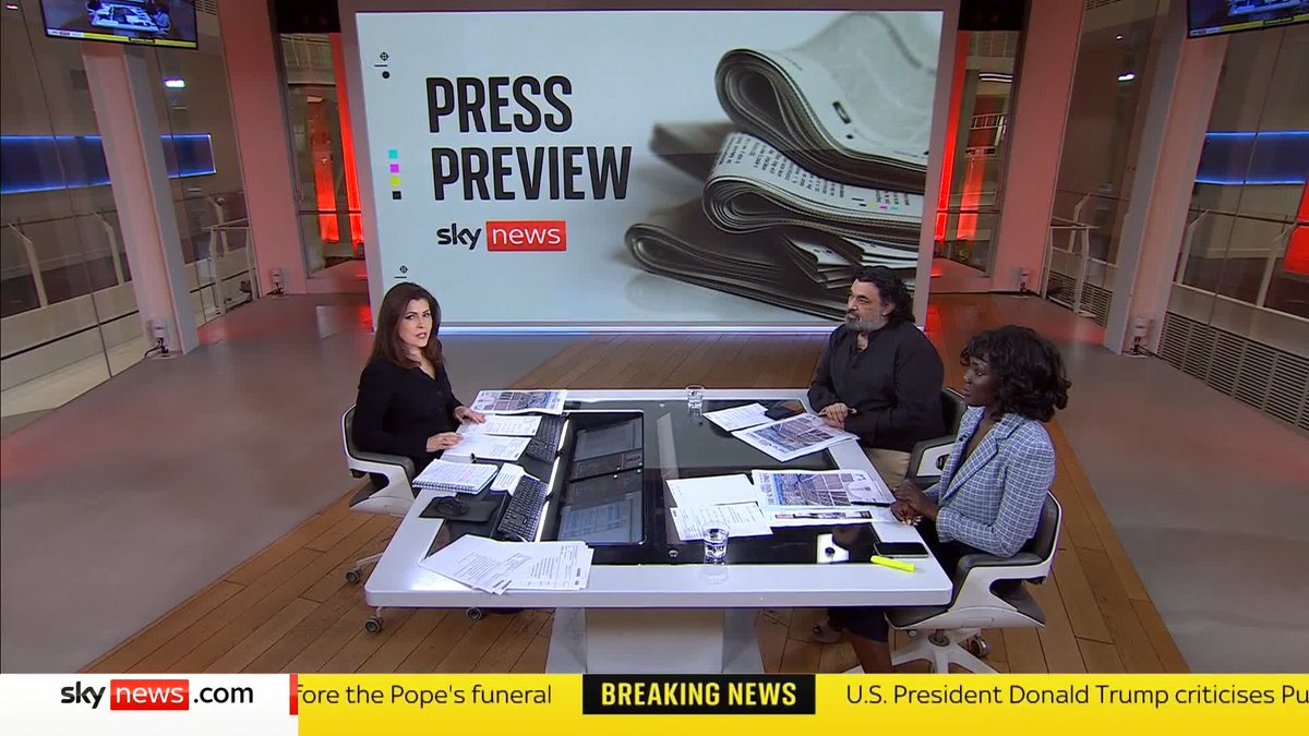 What is on tomorrow's front pages? 📰 Sky's Barbara Serra is joined by broadcaster Alex Andreou and former Tory special adviser Anita Boateng for a first look at Sunday's top stories. #SkyPapers ➡️ 📺 Sky 501, Virgin 602, Freeview 233 and YouTube