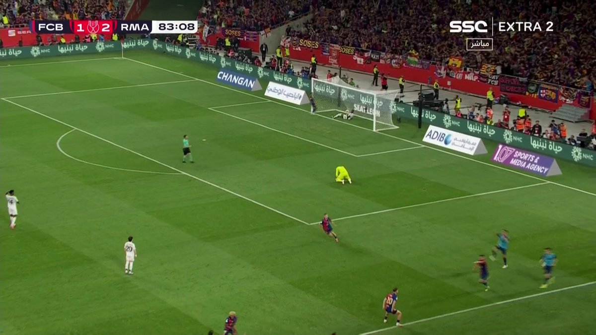 هدف التعادل بصوت فهد العتيبي ⚽🔥 ريال مدريد 2 - 2 برشلونة #ريال_مدريد_برشلونه #كأس_ملك_اسبانيا #كلاسيكو_الأرض | #برشلونه_ريال_مدريد